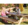 Douglas Fir Traditional Children's Picnic Bench - 1